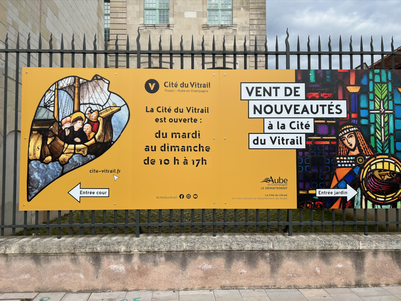 A la Cité du Vitrail à Troyes jusqu'en mars 2026